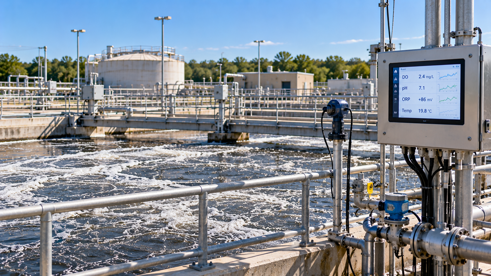 Treatment plant saved 40% on chemical costs with real-time monitoring