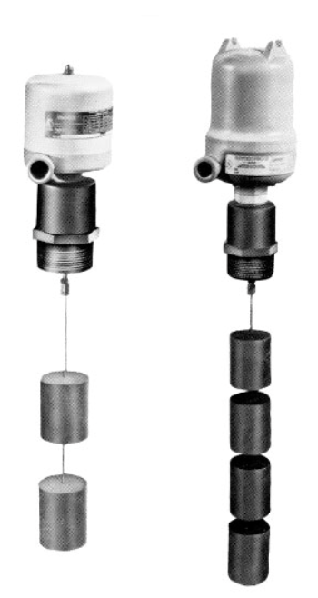 610_710 Top Mounted Level Control Switches Graphite Displacers