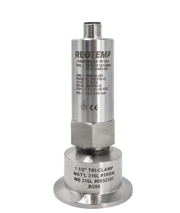 TSTA SANITARY INDUSTRIAL PRESSURE TRANSMITTER